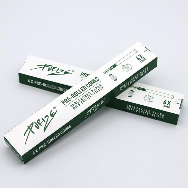 PURIZE PreRolled Cones mit Aktivkohlefilter á 6 Stück - HAZE & KUSH - CBD Shop