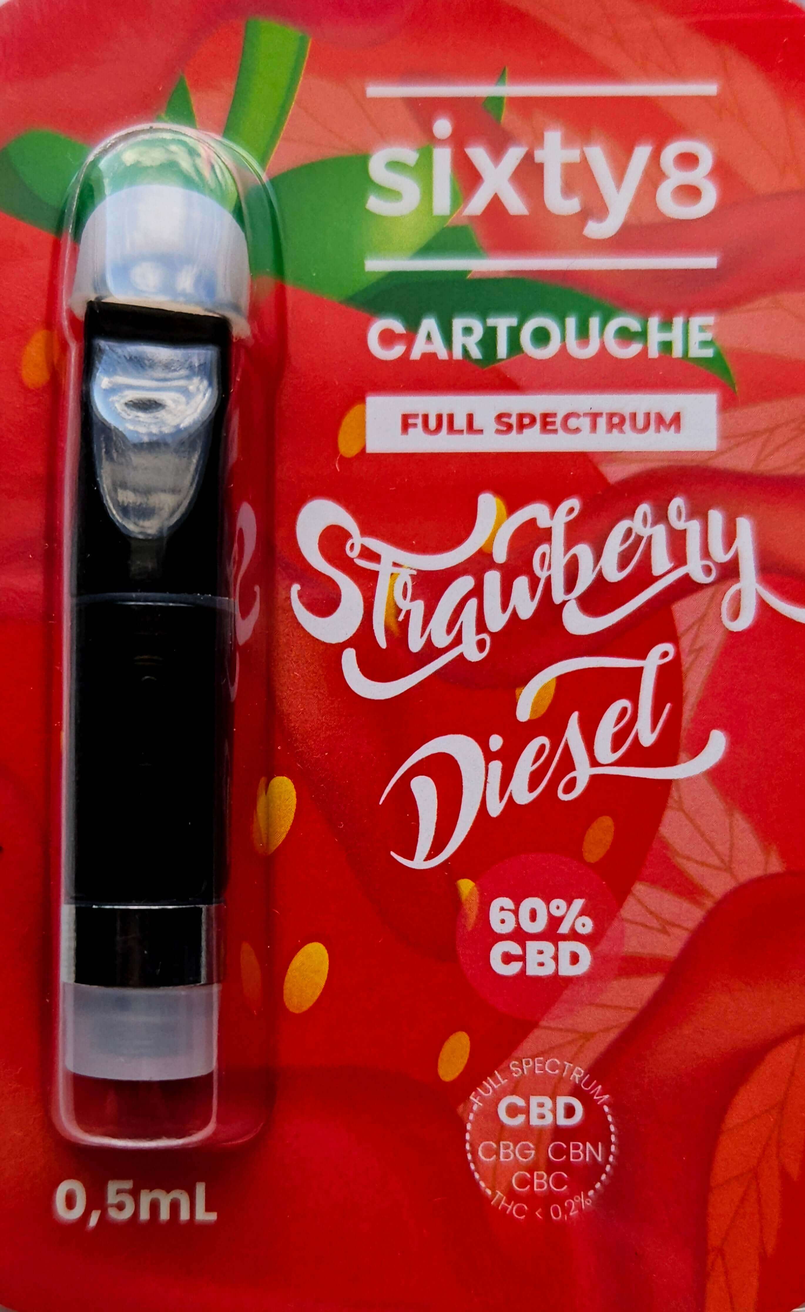 Strawberry Diesel CBD Vape Pen - HAZE & KUSH - CBD Shop