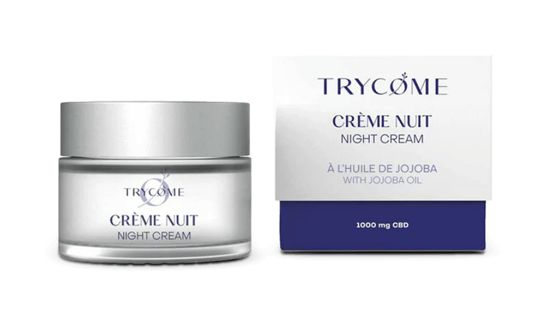 Trycome Night Cream mit 1000mg CBD - HAZE & KUSH - CBD Shop