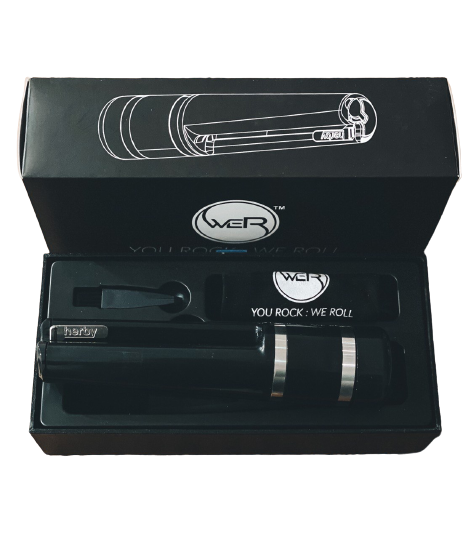 Herby ALL-IN-ONE ROLLER black - HAZE & KUSH - CBD Shop