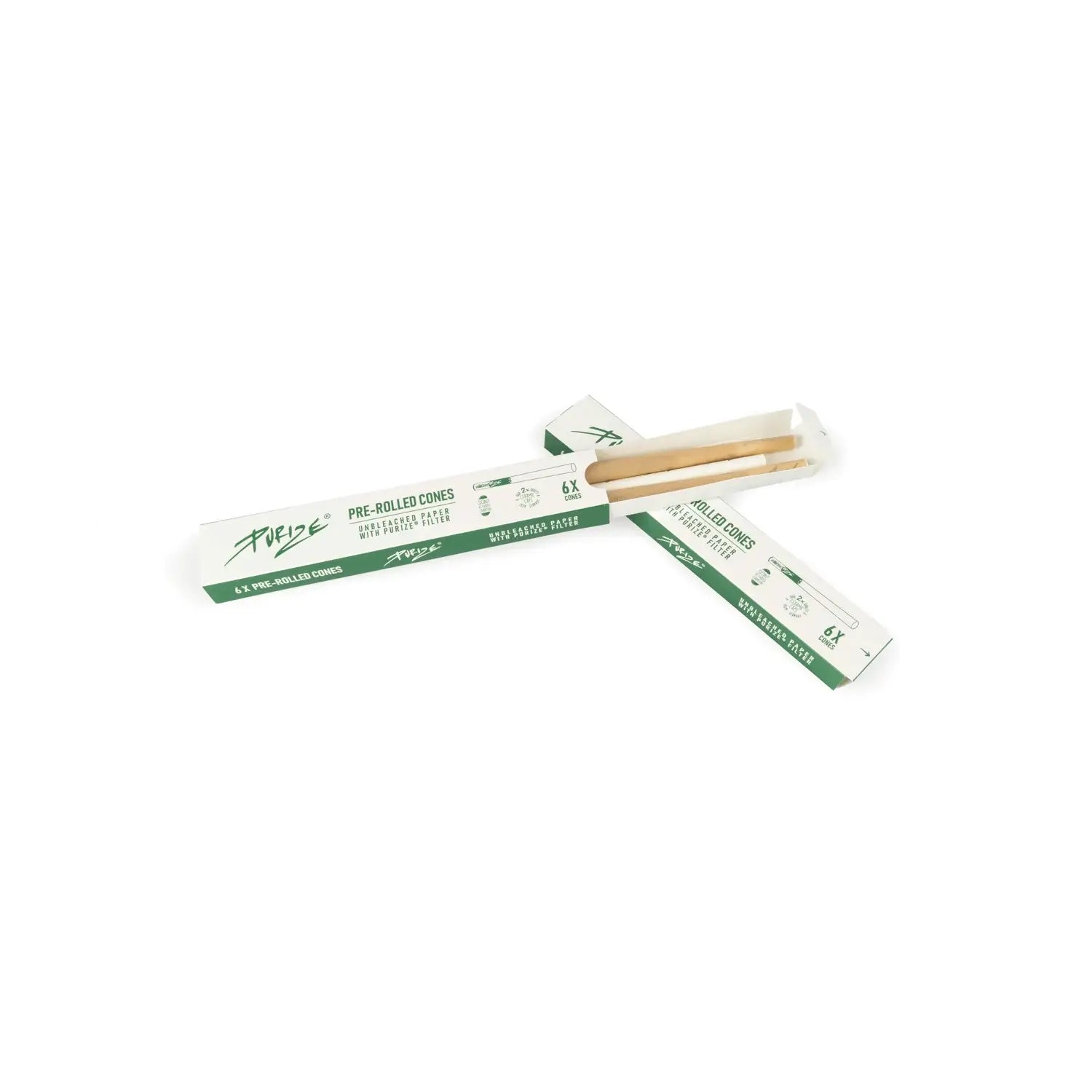 PURIZE PreRolled Cones mit Aktivkohlefilter á 6 Stück - HAZE & KUSH - CBD Shop